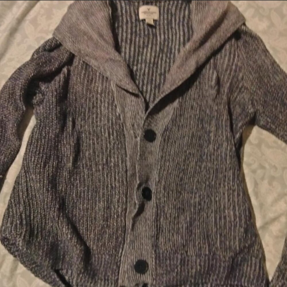 Navy blue cardigan
